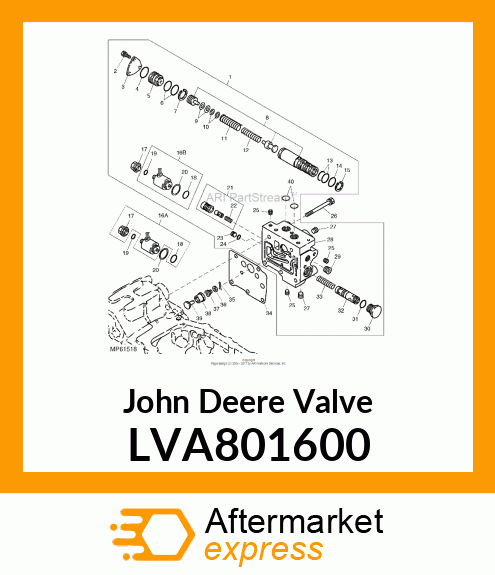 VALVE ASSY, PTO LVA801600