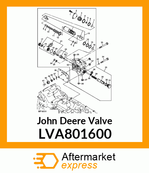 VALVE ASSY, PTO LVA801600