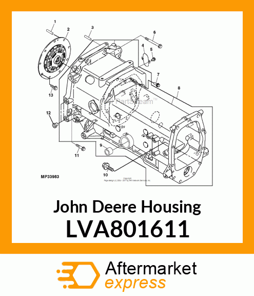 HOUSING ASSY, CLUTCH LVA801611