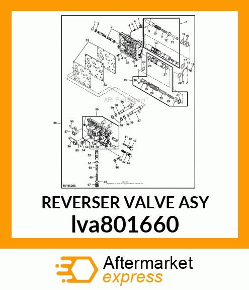 REVERSER VALVE ASY lva801660