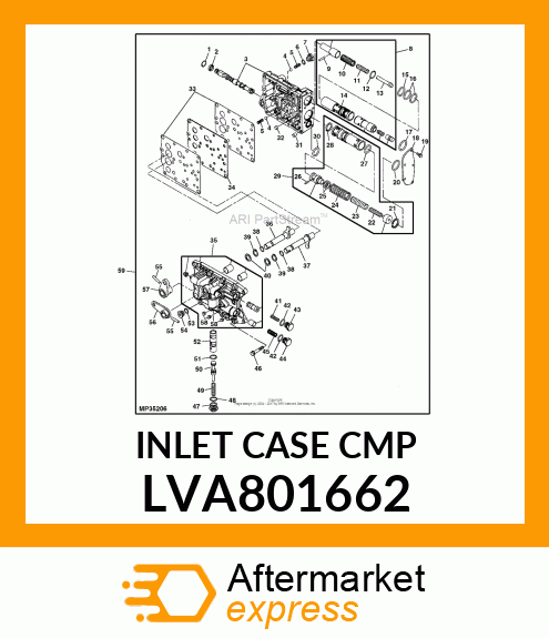 INLET CASE CMP LVA801662