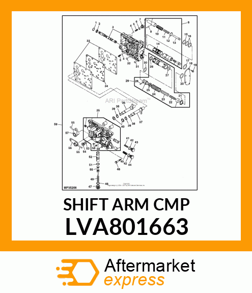 SHIFT ARM CMP LVA801663