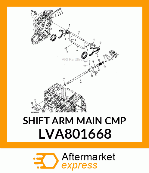 SHIFT ARM MAIN CMP LVA801668