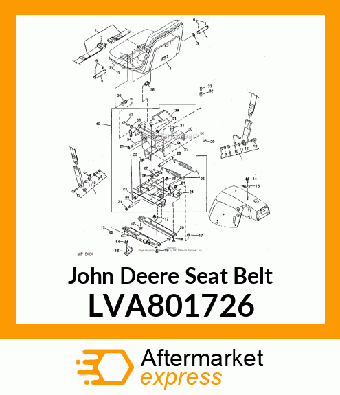 BELT,SAFETY COMP. LVA801726