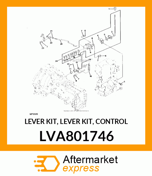 LEVER KIT, LEVER KIT, CONTROL LVA801746