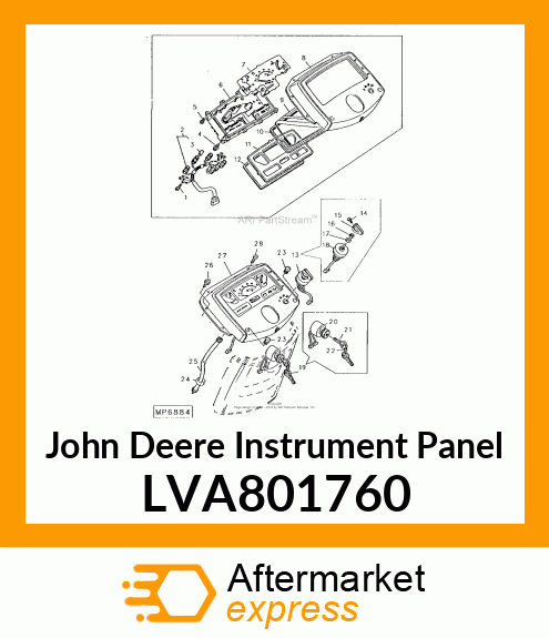 PANEL,INSTRUMENT LVA801760