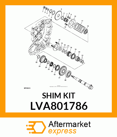 SHIM KIT LVA801786