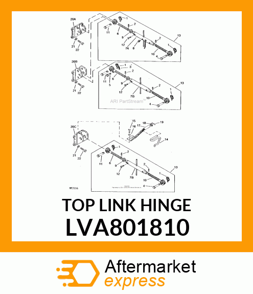 TOP LINK HINGE LVA801810