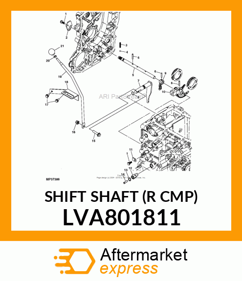 SHIFT SHAFT (R CMP) LVA801811