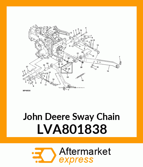 CHAIN STABILISER ASSY LVA801838