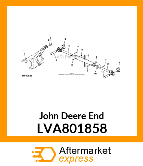 EYE BOLT L.H. ASSY LVA801858