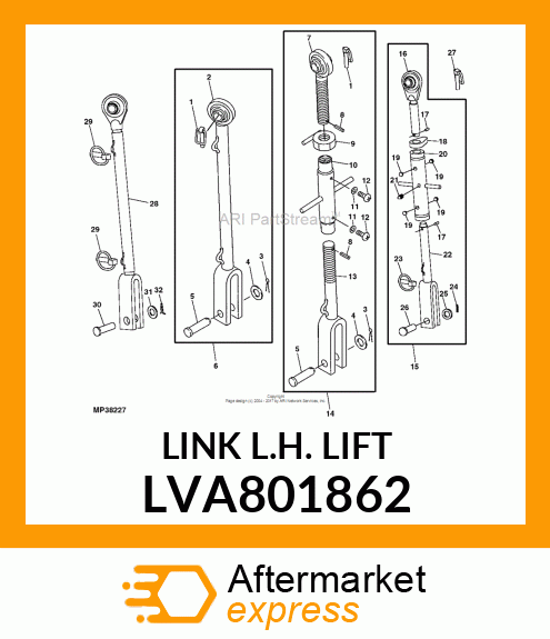 LINK L.H. LIFT LVA801862