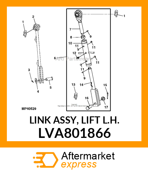 LINK ASSY, LIFT L.H. LVA801866