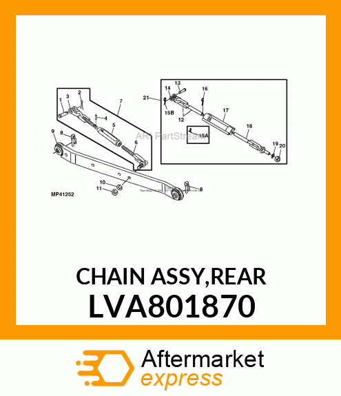 CHAIN ASSY,REAR LVA801870