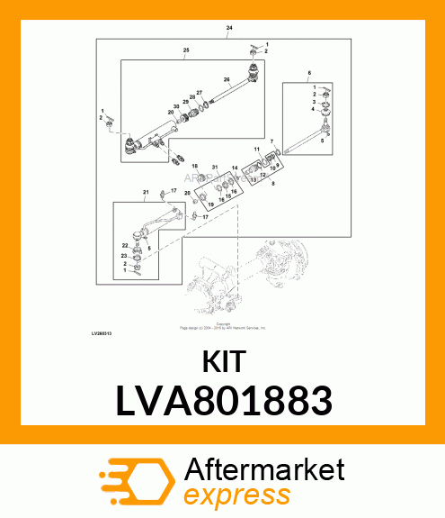 SEAL KIT LVA801883