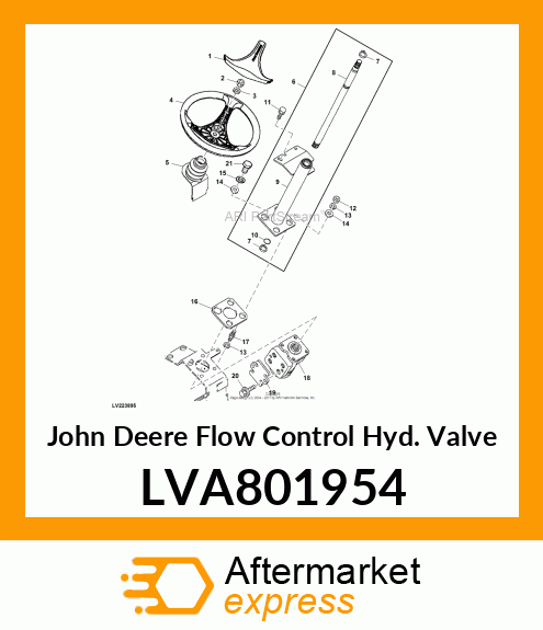 VALVE ASSY, STEERING LVA801954