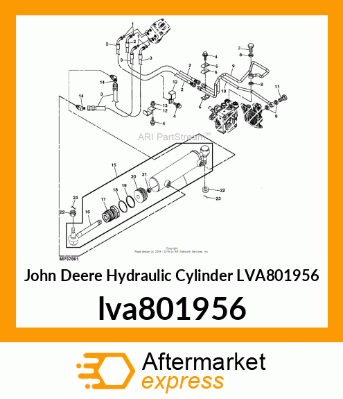 CYLINDER, STEER ASSY, lva801956