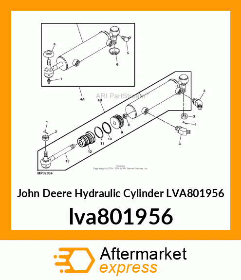 CYLINDER, STEER ASSY, lva801956