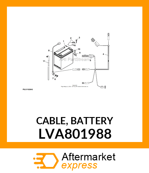 CABLE, BATTERY LVA801988