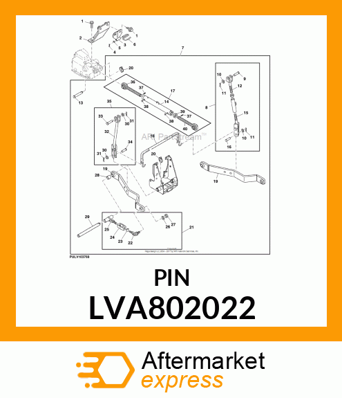 ASSY, LYNCHPIN LVA802022