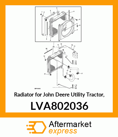 RADIATOR ASSY LVA802036