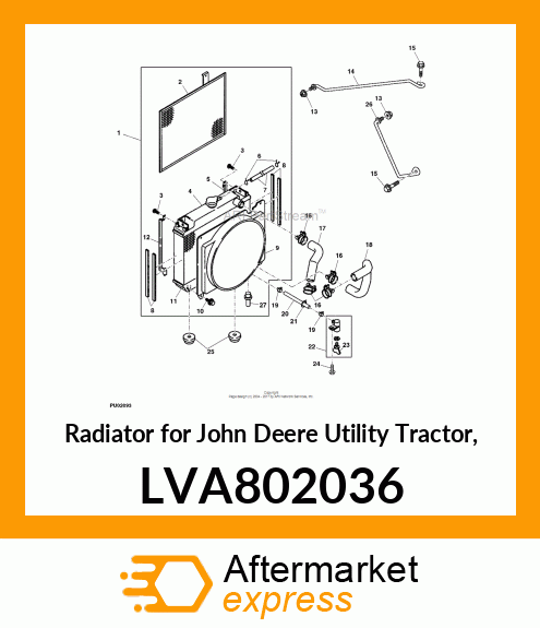 RADIATOR ASSY LVA802036