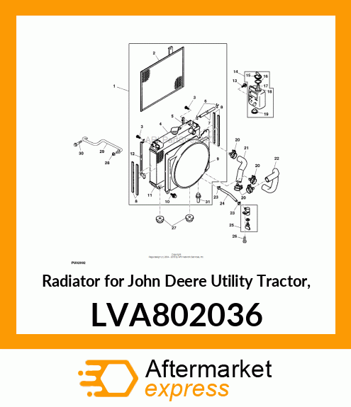 RADIATOR ASSY LVA802036