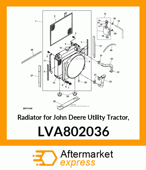 RADIATOR ASSY LVA802036