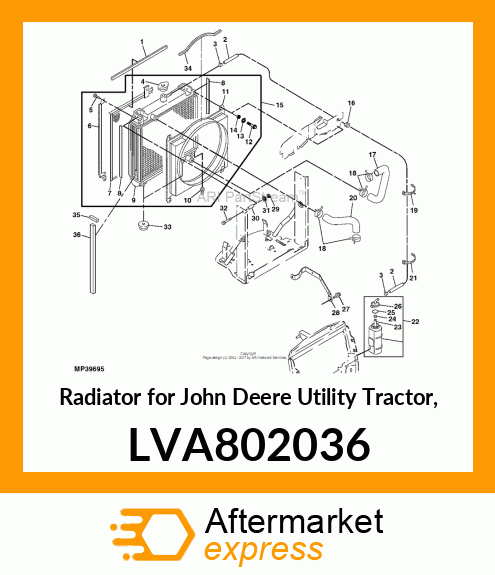 RADIATOR ASSY LVA802036