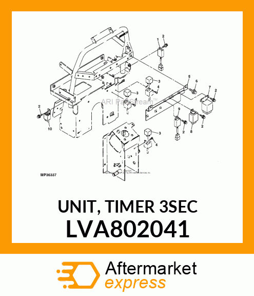 UNIT, TIMER 3SEC LVA802041