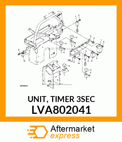 UNIT, TIMER 3SEC LVA802041