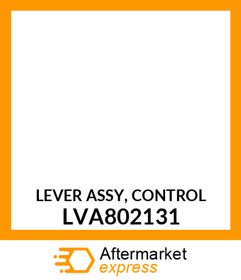 LEVER ASSY, CONTROL LVA802131