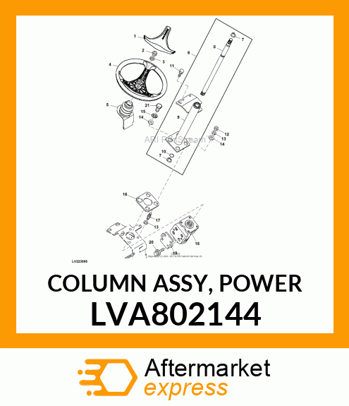 COLUMN ASSY, POWER LVA802144