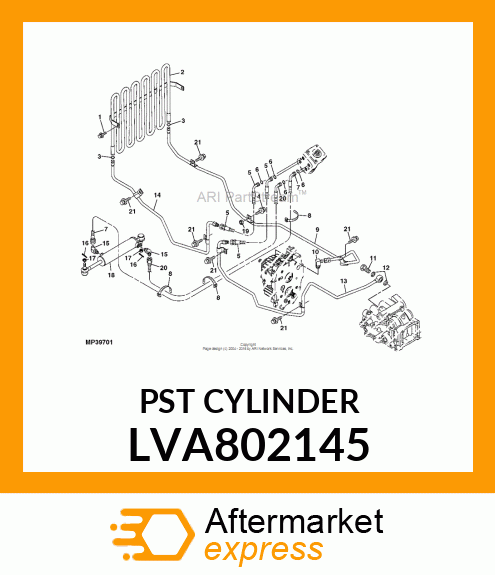 PST CYLINDER LVA802145