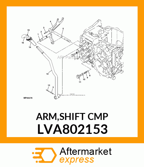 ARM,SHIFT CMP LVA802153