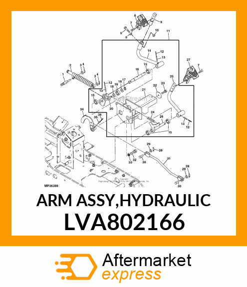 ARM ASSY,HYDRAULIC LVA802166