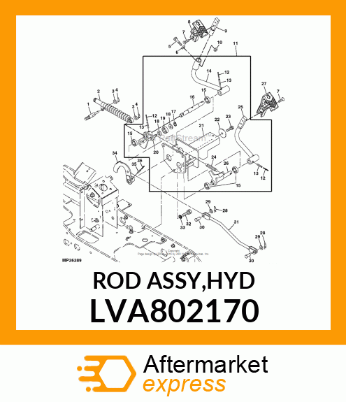 ROD ASSY,HYD LVA802170