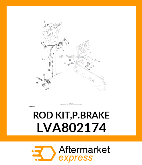 ROD KIT,P.BRAKE LVA802174