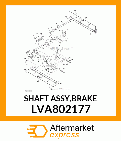 SHAFT ASSY,BRAKE LVA802177