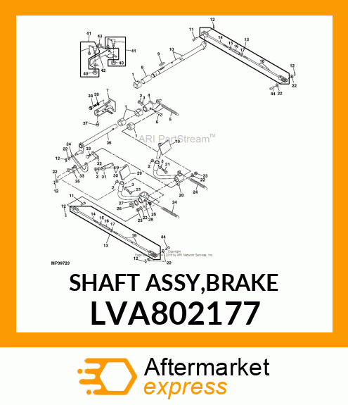 SHAFT ASSY,BRAKE LVA802177