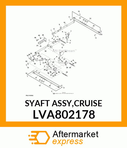 SYAFT ASSY,CRUISE LVA802178