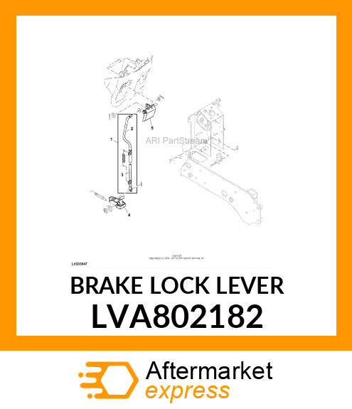 BRAKE LOCK LEVER LVA802182