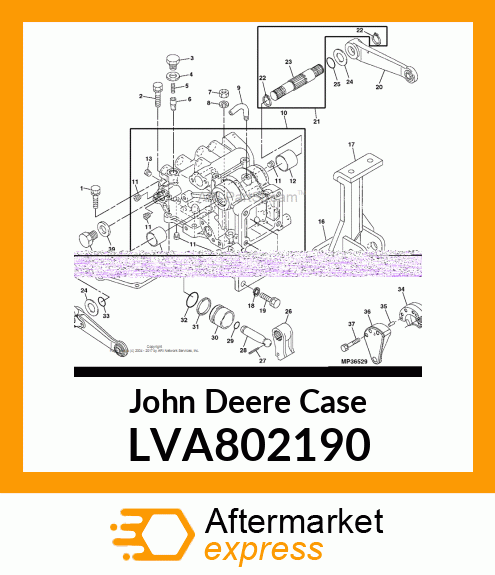 CASE ASSY, CYLINDER LVA802190