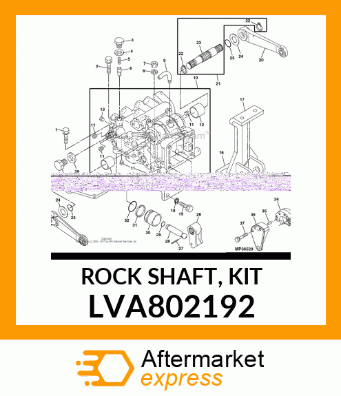 ROCK SHAFT, KIT LVA802192