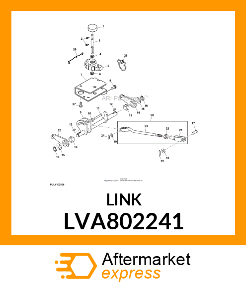 YOKE, LIFT LINK ROD KIT # LVA802241