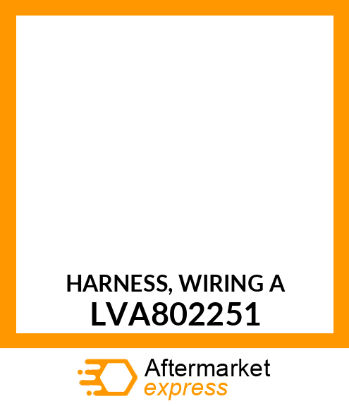 HARNESS, WIRING A LVA802251