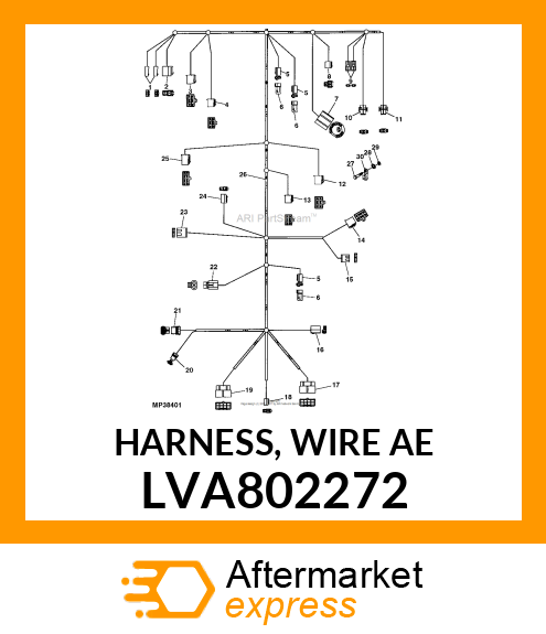 HARNESS, WIRING A E LVA802272