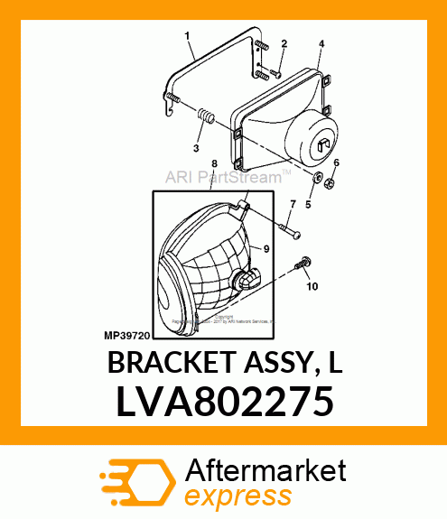 BRACKET ASSY, L LVA802275