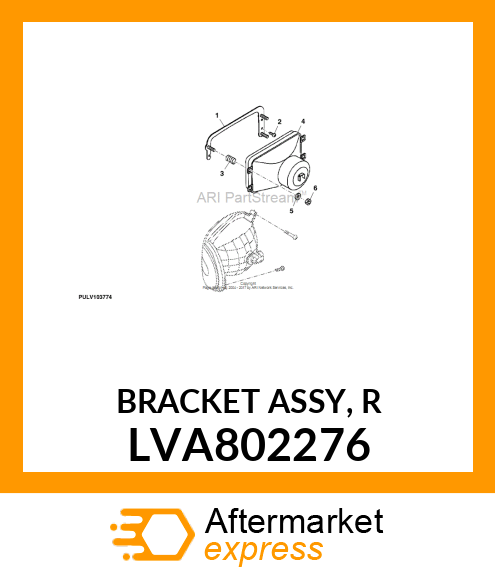 BRACKET ASSY, R LVA802276