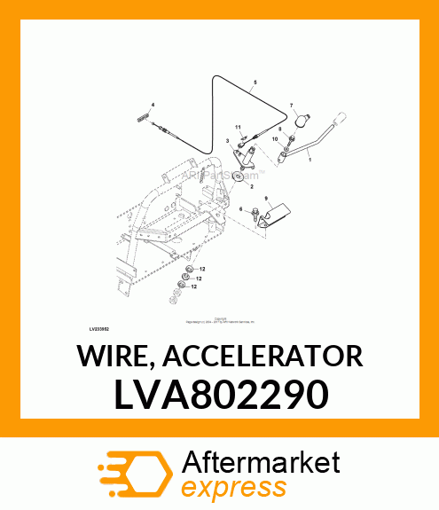 WIRE, ACCELERATOR LVA802290